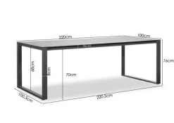 Al Arab' Dining tuintafel '220 cm