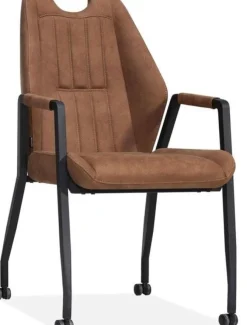 Axa Eetkamerstoel op wieltjes