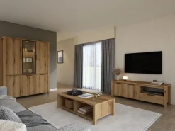 Bordo TV-kast 2 deuren en 1 open vak