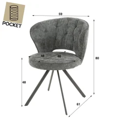 Chiara Eetkamerstoel