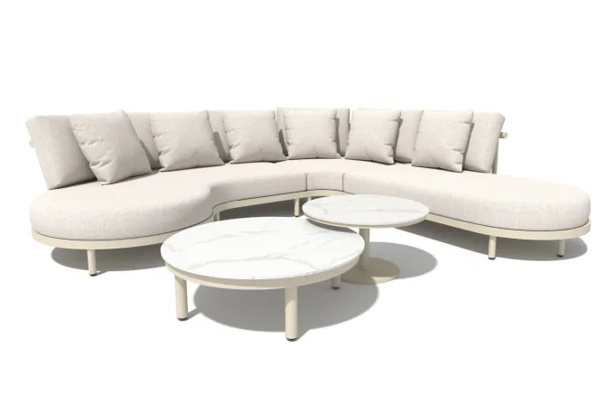 Donato Loungeset Inclusief alle zit- en rugkussens