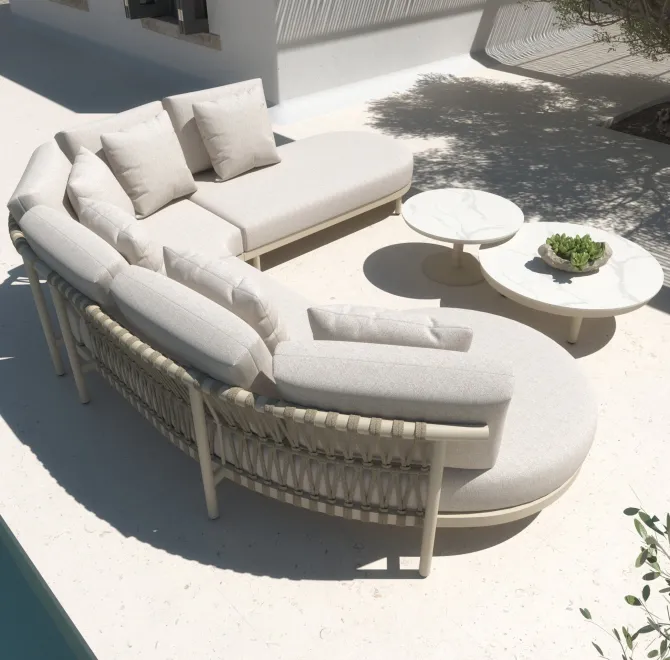 Donato Loungeset Inclusief alle zit- en rugkussens