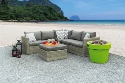 Hoek loungeset 'Safari' 3-delig