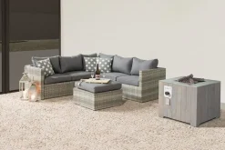 Hoek loungeset 'Safari' 3-delig