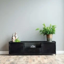 Industrieel TV Kast Caves