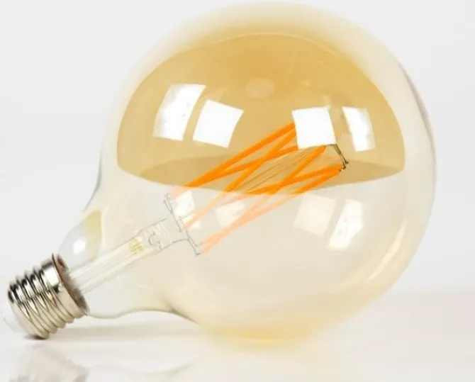 Lichtbron LED filament bol 12,5 - E27 6W dimbaar