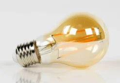 Lichtbron LED filament peer - E27 6W 2100K 450lm d