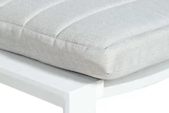 Ligbed 'Altona' met wiel Verstelbaar Wit