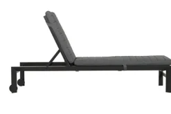 Ligbed 'Altona' met wiel Verstelbaar Antraciet