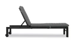 Ligbed 'Altona' met wiel Verstelbaar Antraciet