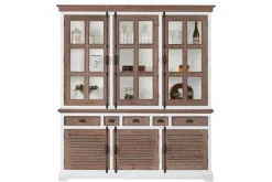 Martinique Glass Cabinet 3 deurs