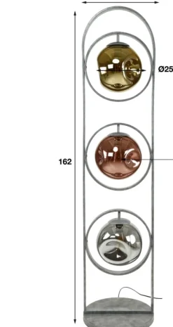 Nosso Vloerlamp met 3 lichten
