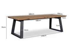 Pagino Dining tuintafel
