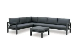 Palizzi loungeset met coffee table Antraciet