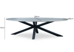 Pandora Outdoor Dining Table Oval