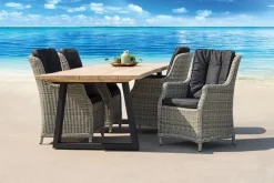 Provence' Dining tuintafel Zwart