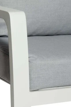 Stoel-bank loungeset 'Sunlake' 4-delig Wit