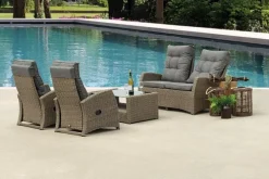 Summerfield' Loungeset 4-delig incl. coffee table en alle zit- en rugkussens