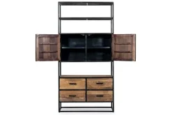 Vedic Boekenkast 2 deuren, 4 laden