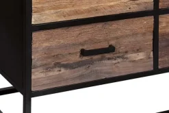 Vedic Boekenkast 2 deuren, 4 laden