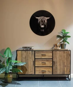 Vedic Dressoir 2 deuren, 3 lades