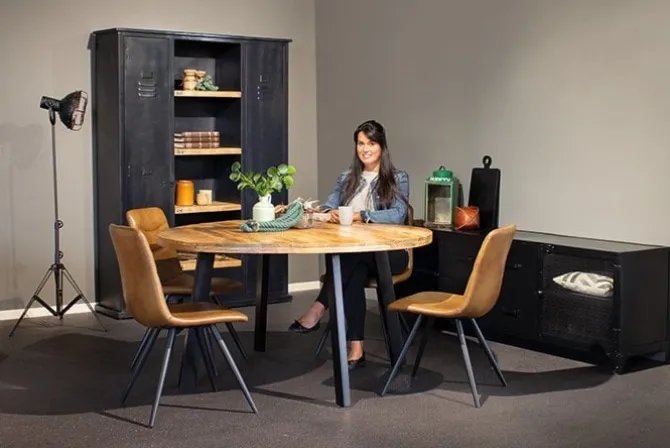 Vintage Staande lamp Gridley